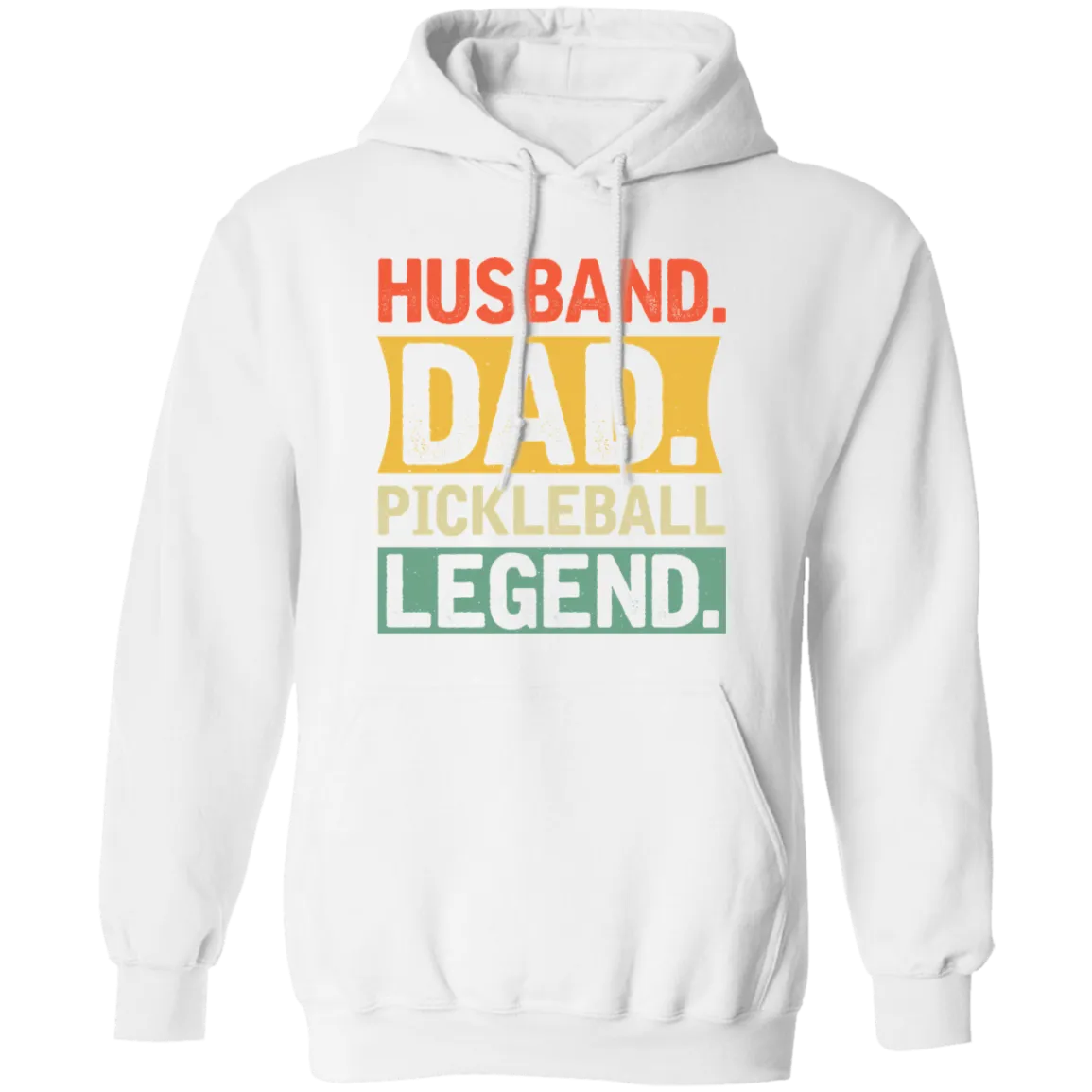 Husband Dad Pickleball Legend Pullover Hoodie