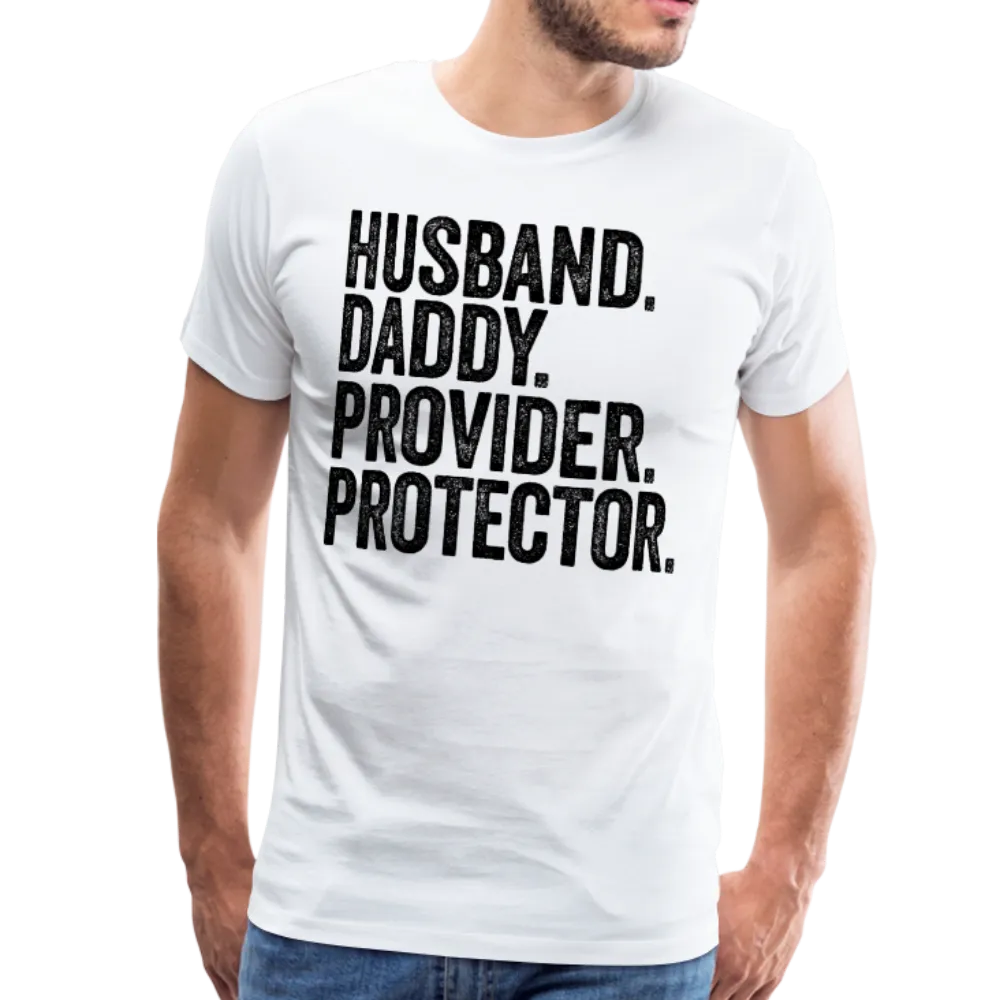 Husband Daddy Provider Protector Men's Premium T-Shirt (CK1870)