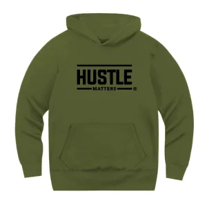 Hustle Matters® Colored Hoodie (Black Logo)