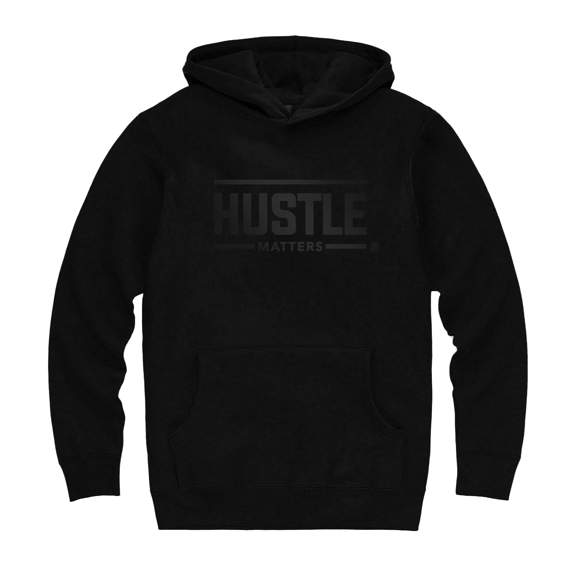 Hustle Matters® Colored Hoodie (Black Logo)