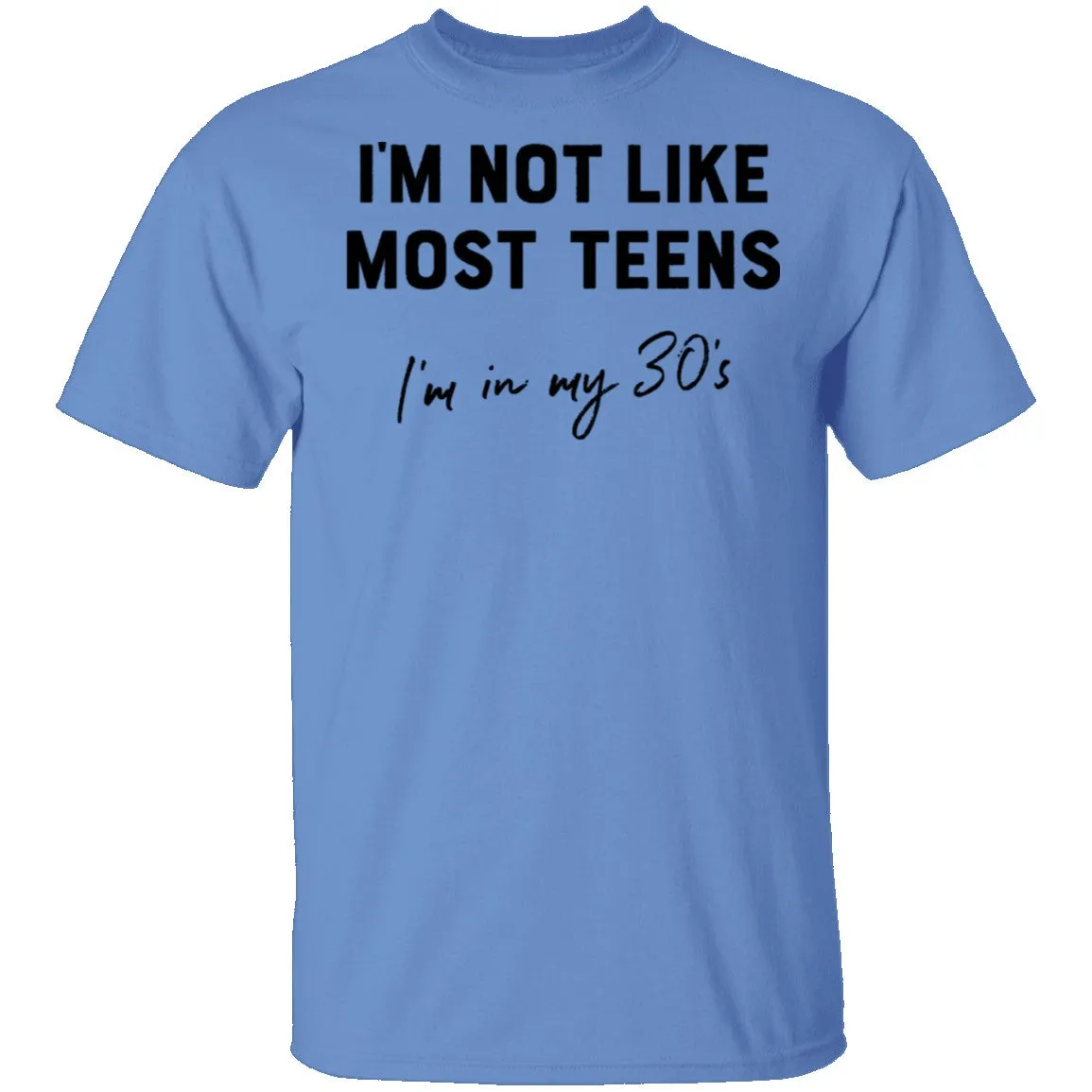 I'm Not Like The Most Teens I'm In My 30's T-Shirt