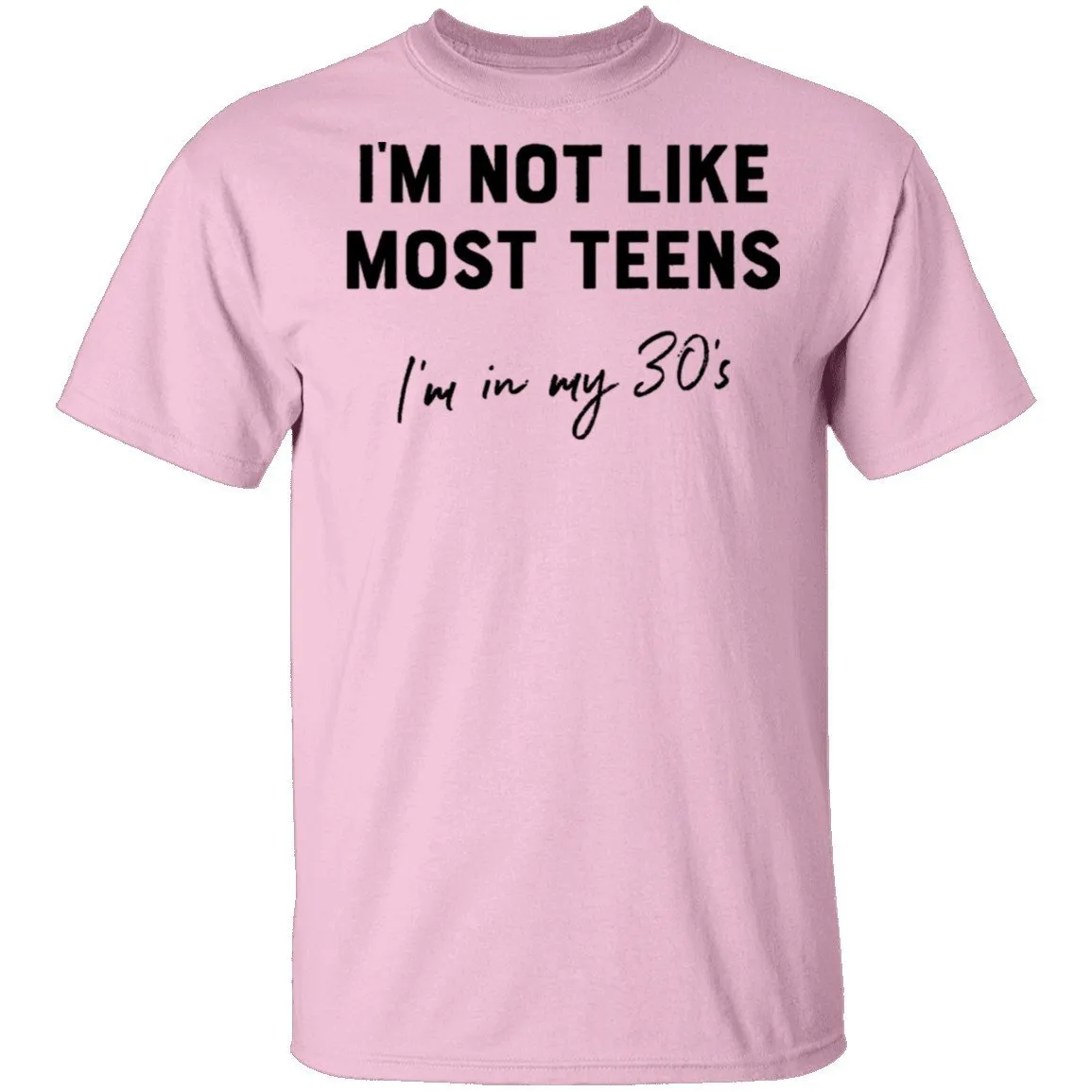 I'm Not Like The Most Teens I'm In My 30's T-Shirt