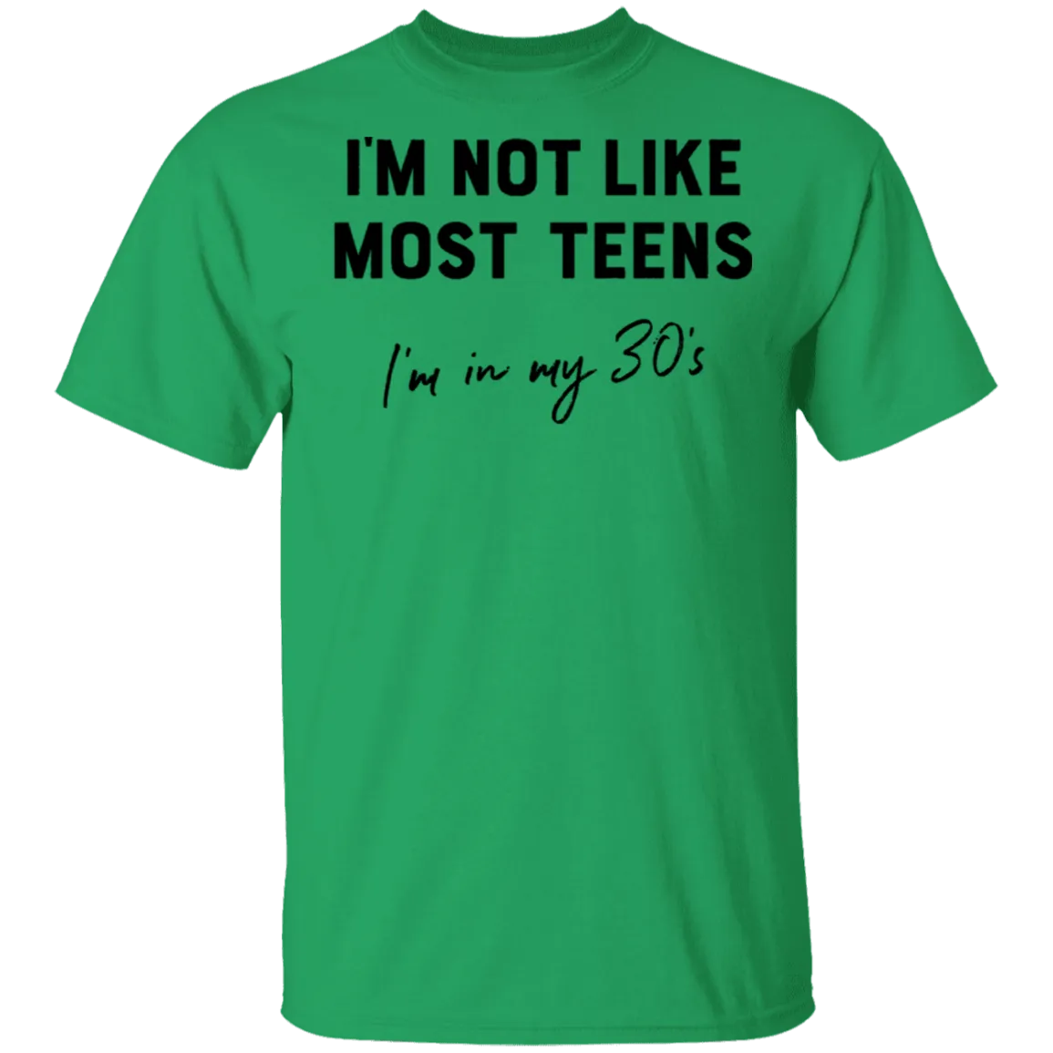 I'm Not Like The Most Teens I'm In My 30's T-Shirt