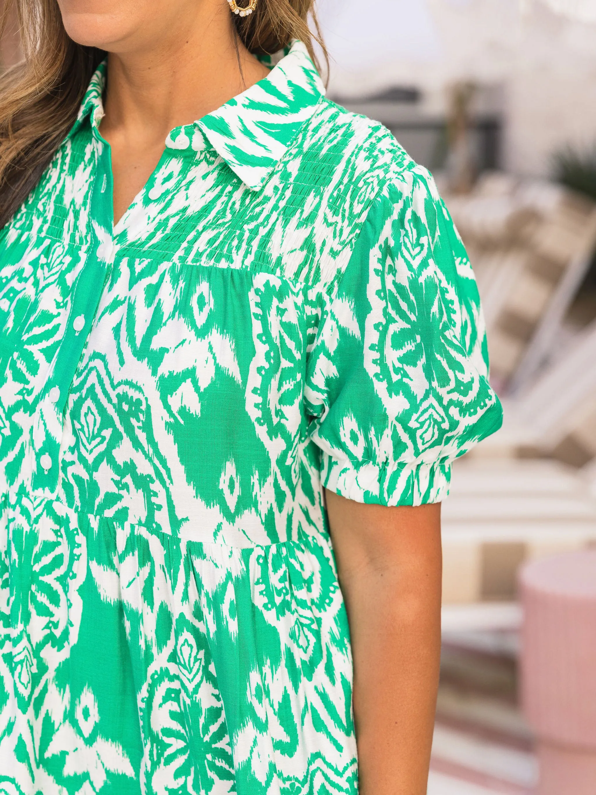 Island Glow Short Dress