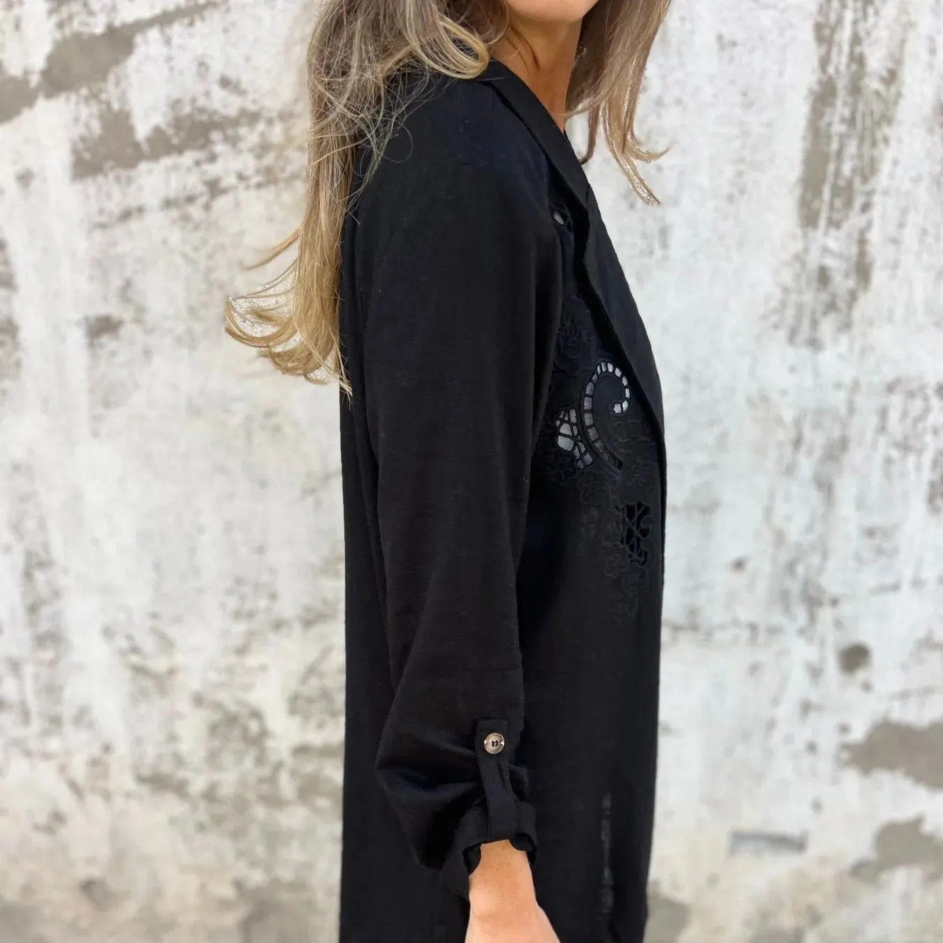 Jacquard Blazer with Notch Lapel