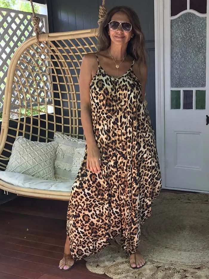 Jessie Leopard Jumpsuit