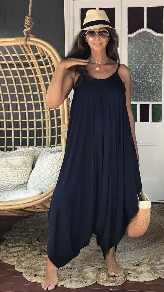 Jessie Navy Jumpsuit