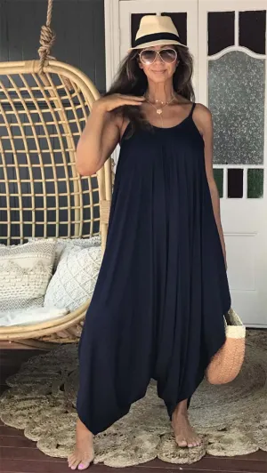 Jessie Navy Jumpsuit