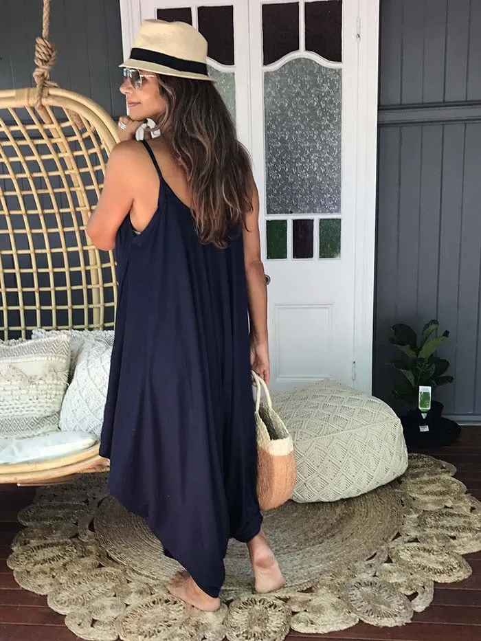 Jessie Navy Jumpsuit