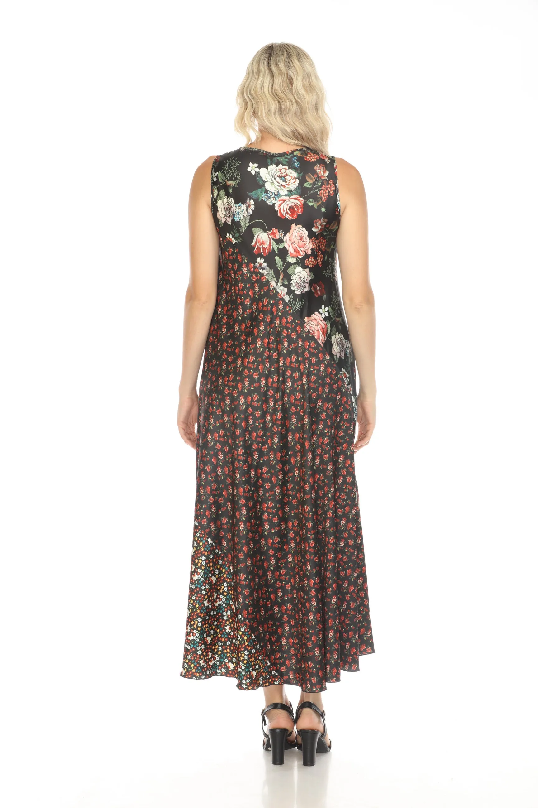 Johnny Was Attar Bias Floral Slip Maxi Dress C36524AO