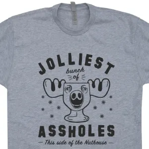 Jolliest Bunch Of Assholes T Shirt Funny Christmas Vacation Quote Shirt
