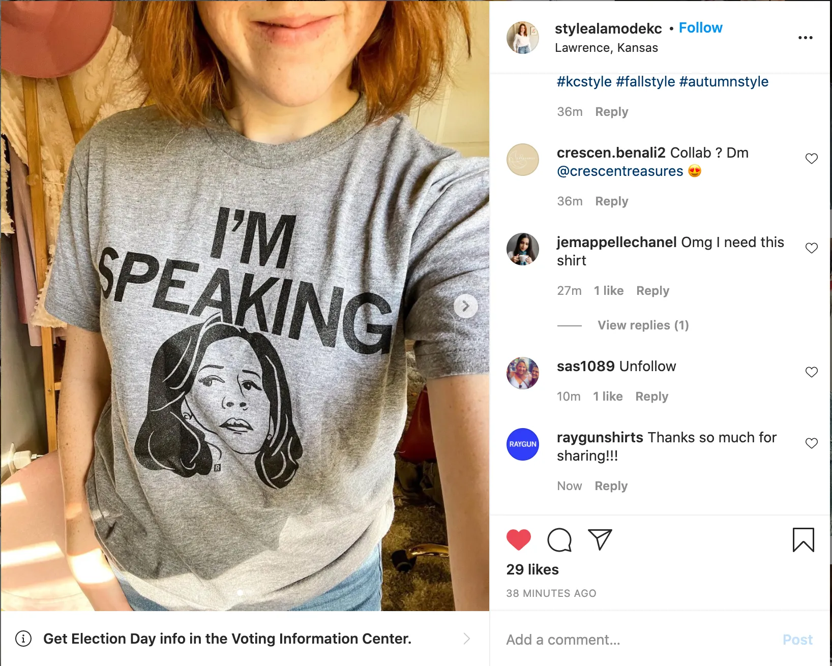 Kamala Harris: I'm Speaking Graphic