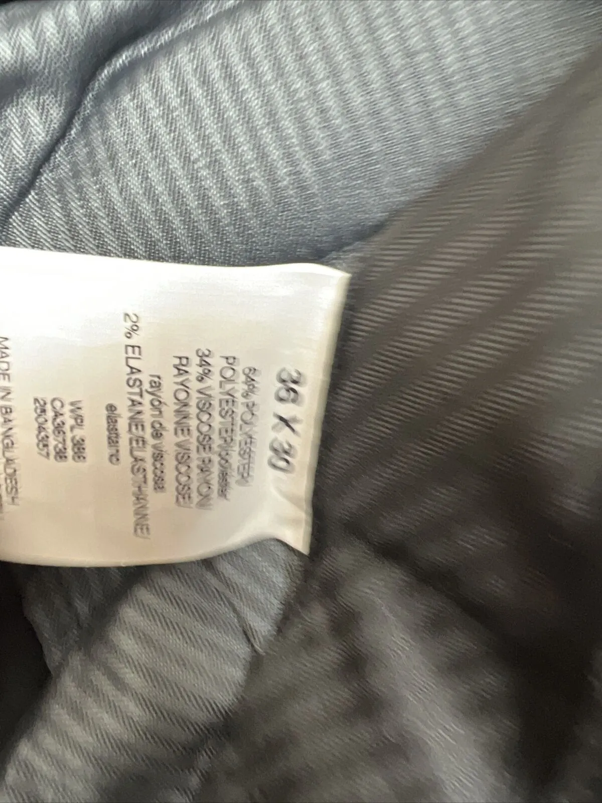 Kenneth Cole Mens Black Slim Fit Stretch Dress Pants Size 36 x 30 (New)