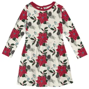 KicKee Pants Twirl L/S Swing Dress