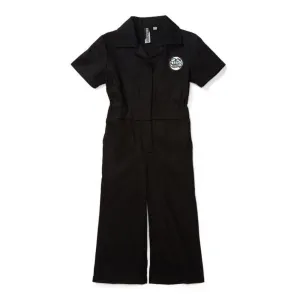 Knuckleheads Girls Black Grease Monkey Coverall