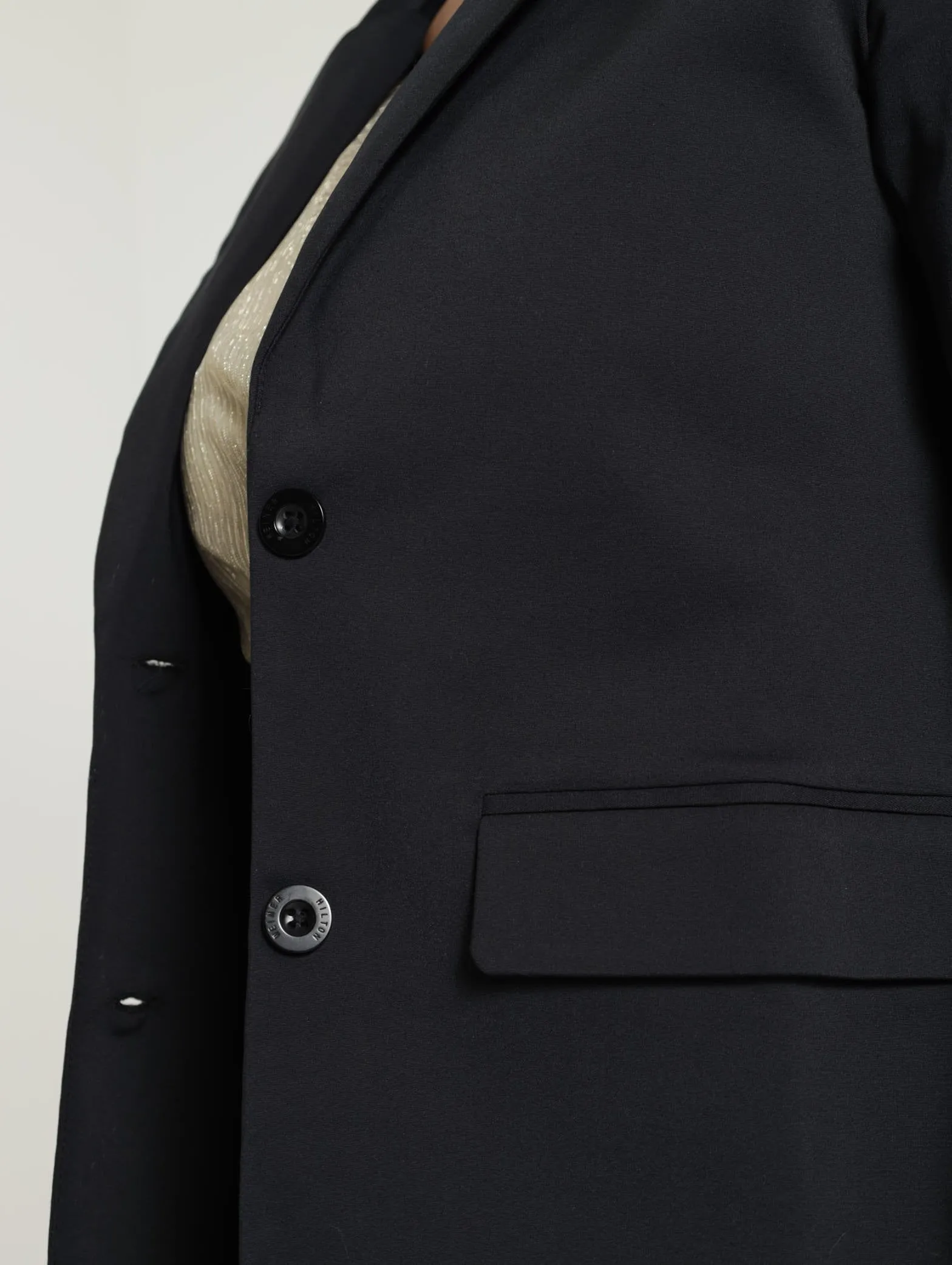 Lined Blazer - Black