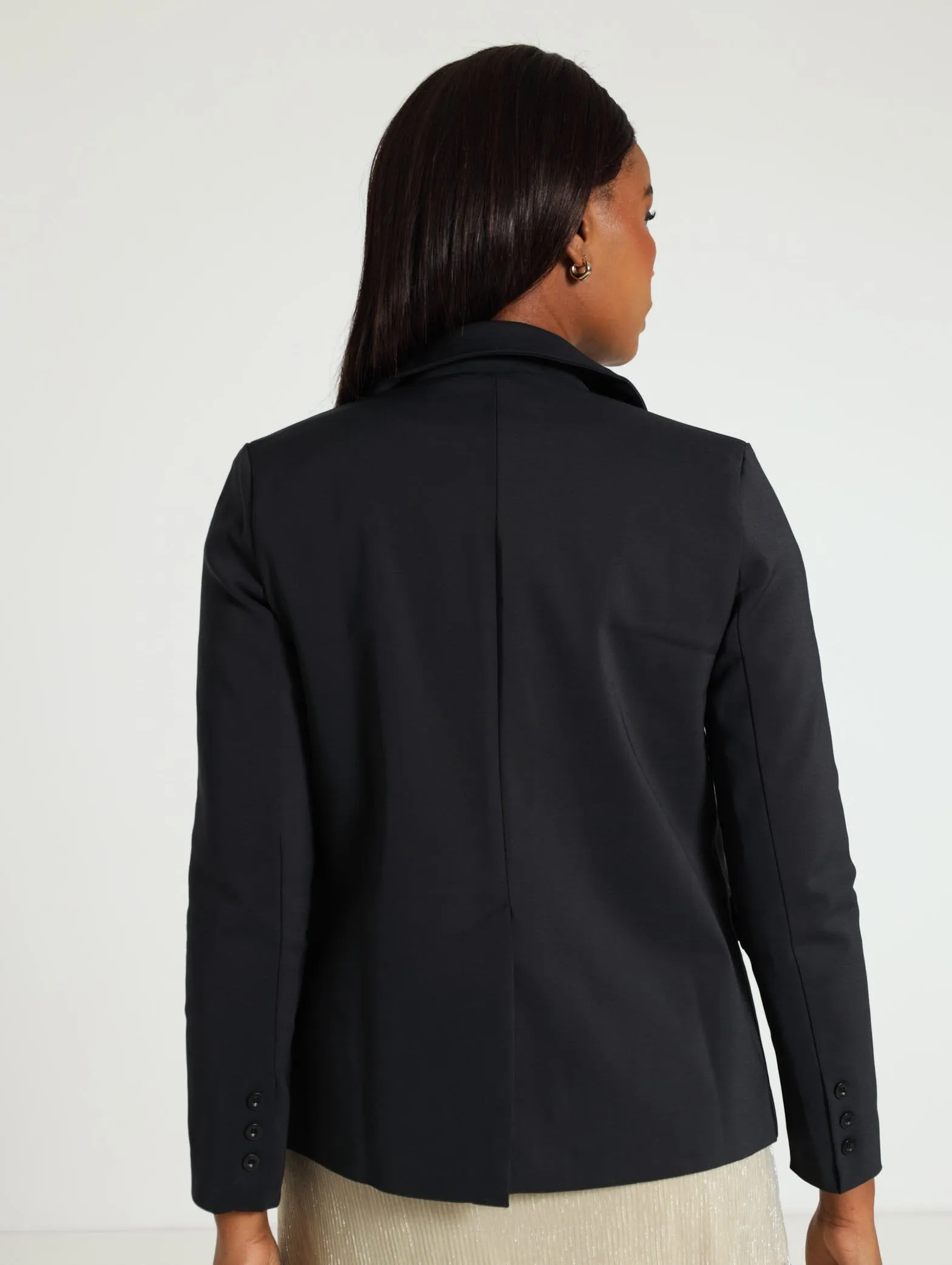 Lined Blazer - Black