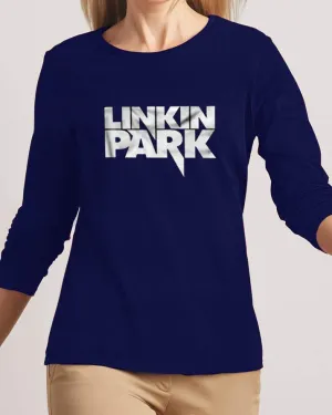 Linkin Park New Fashion Navy Blue High Graphic Excellent Quality T-shir