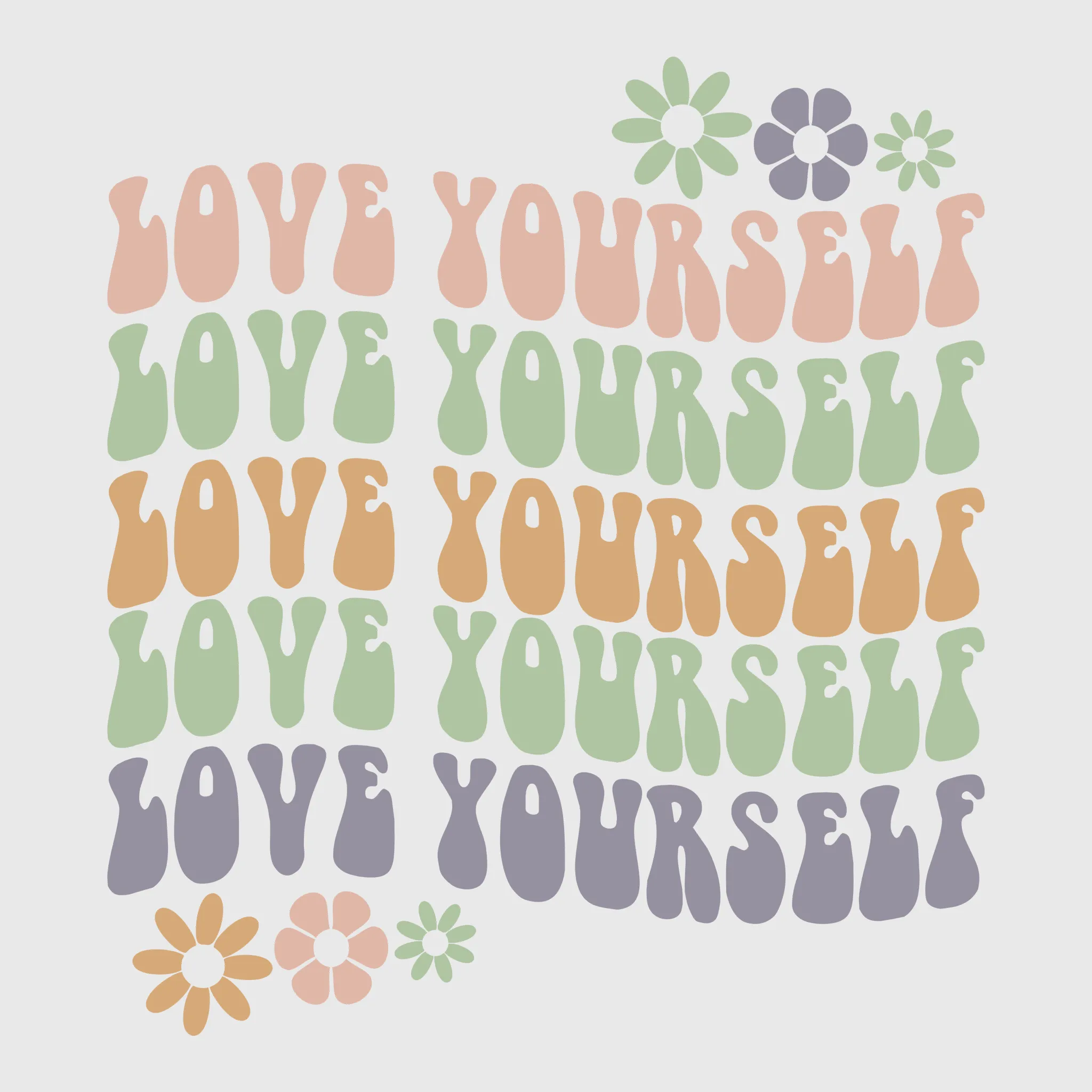 Love Yourself Retro Transfer
