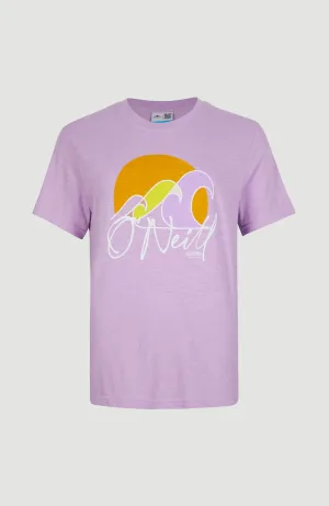 Luano Graphic T-Shirt | Purple Rose