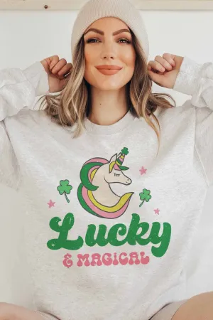 LUCKY AND MAGICAL GRAPHIC SWEATSHIRT