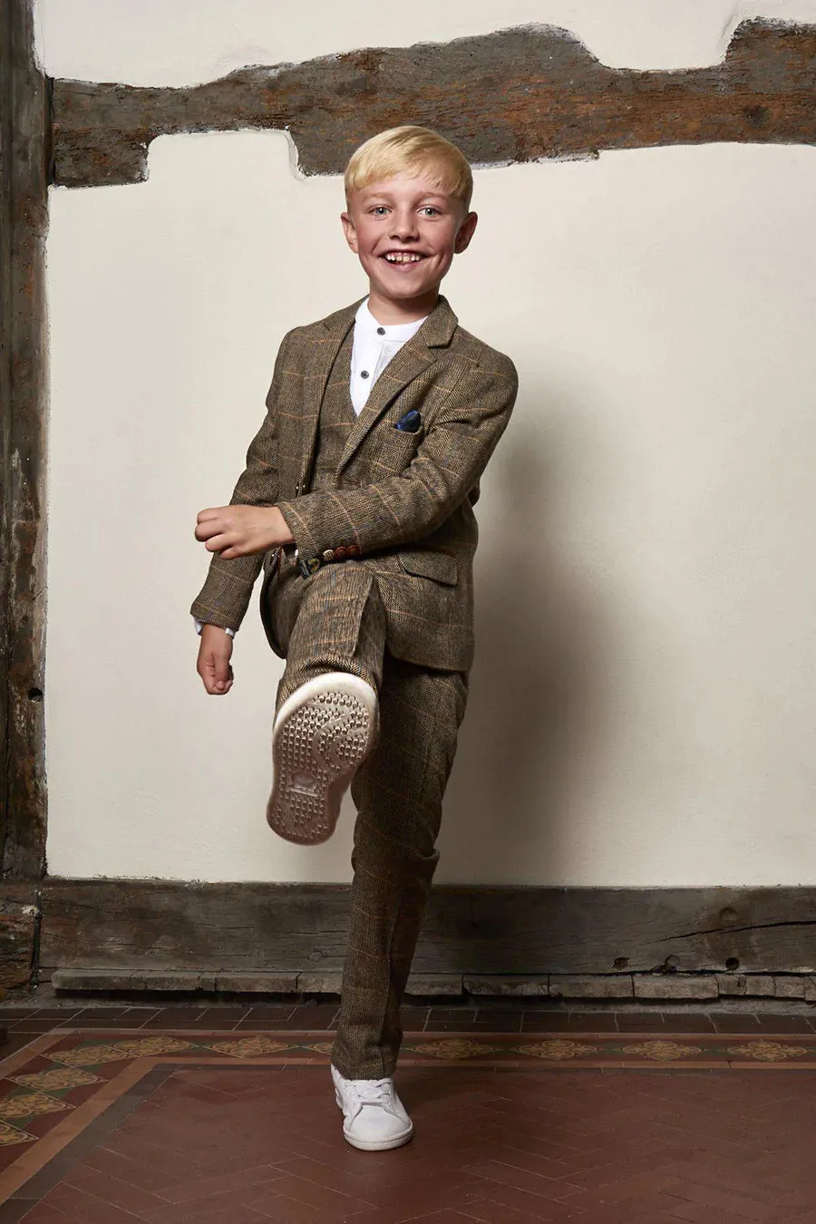 Marc Darcy Dx7 3-Piece Suit Tan (Age 1-8)