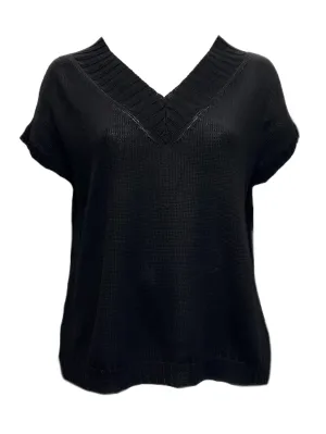 Marina Rinaldi Women's Black Alamaro Pullover Sweater NWT