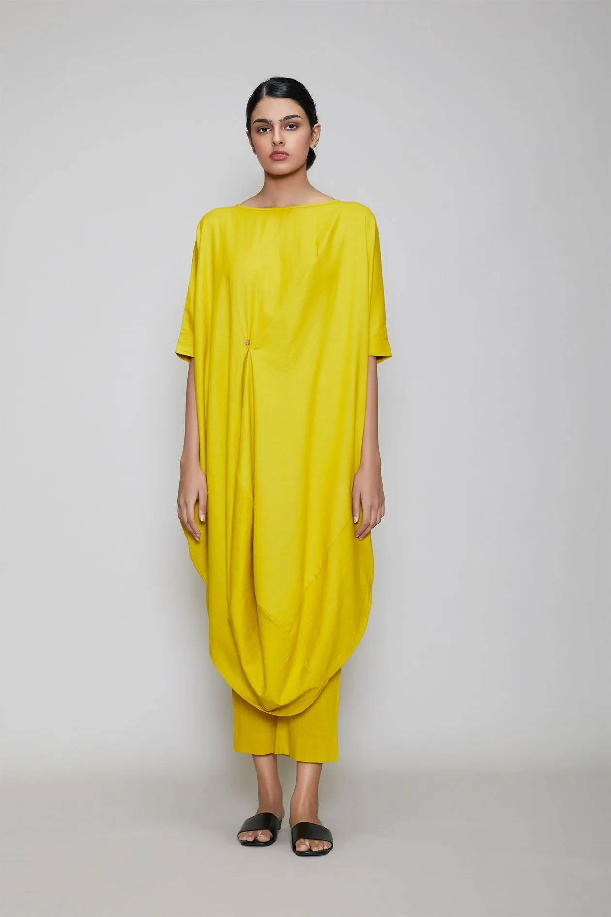MATI   I   Cowl Button Tunic