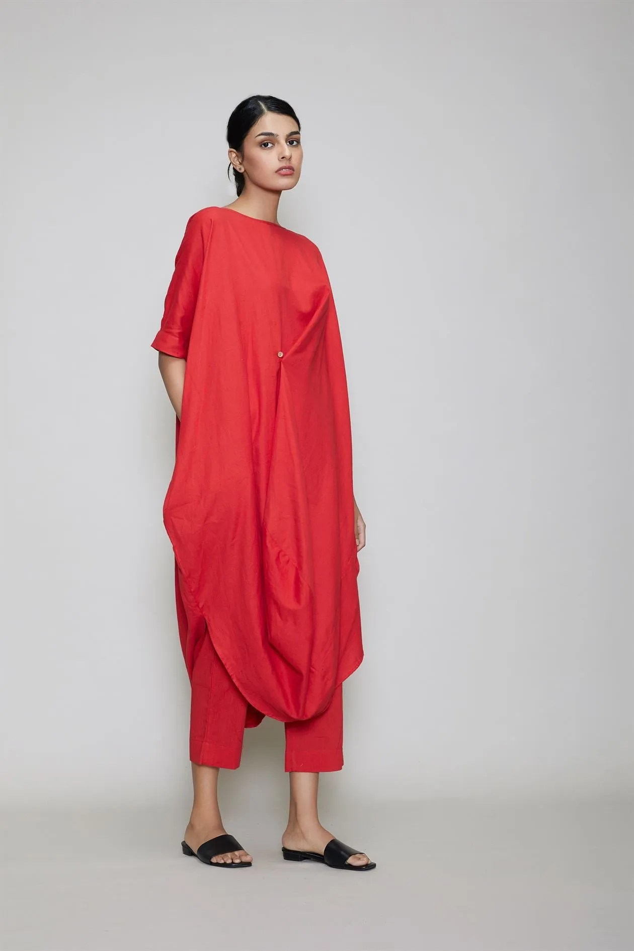 MATI   I   Cowl Button Tunic