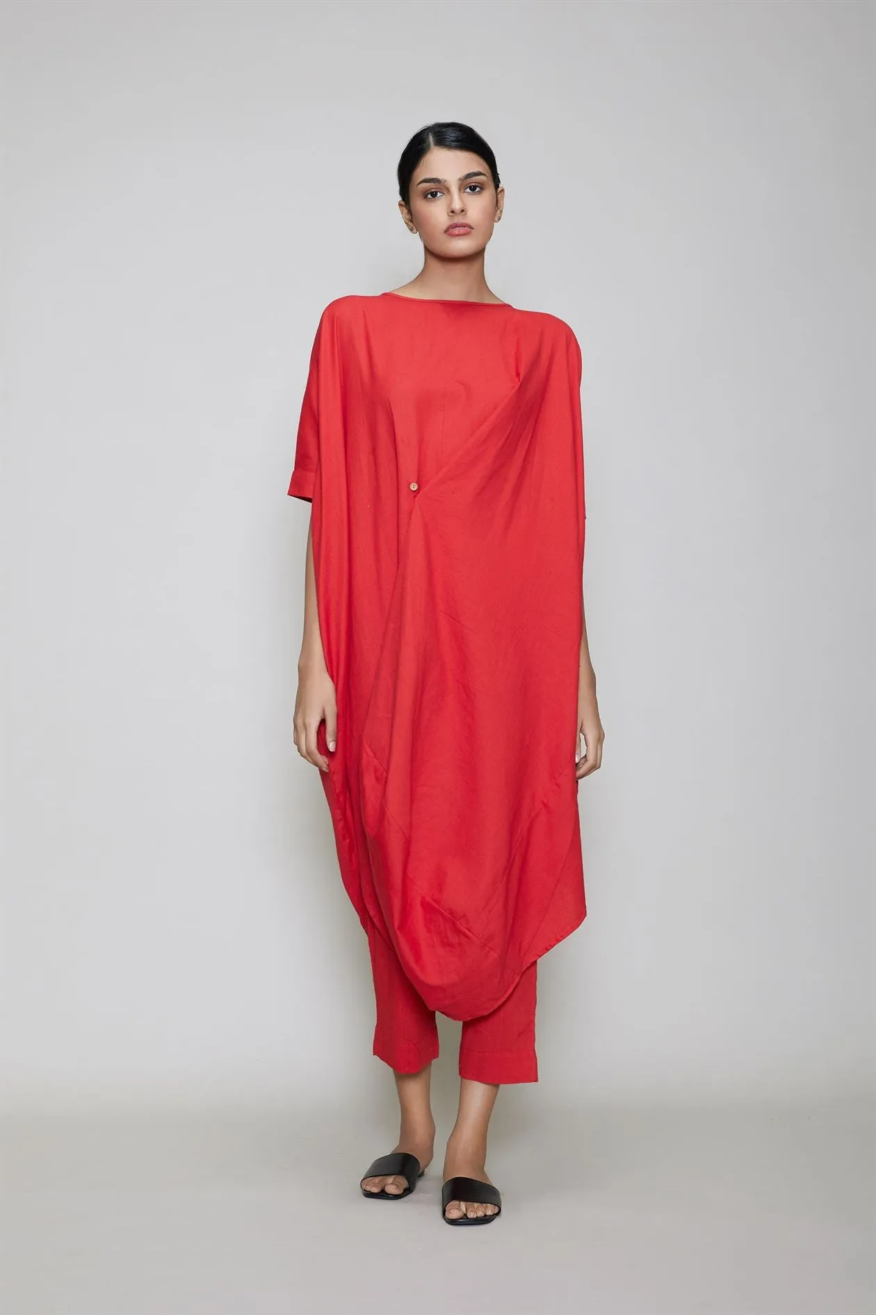 MATI   I   Cowl Button Tunic