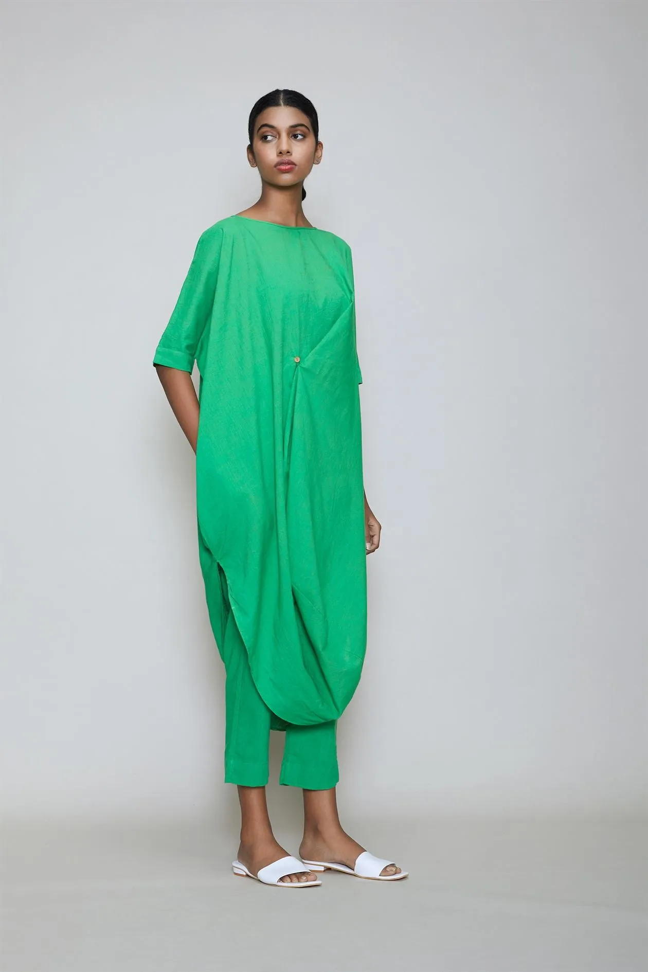 MATI   I   Cowl Button Tunic