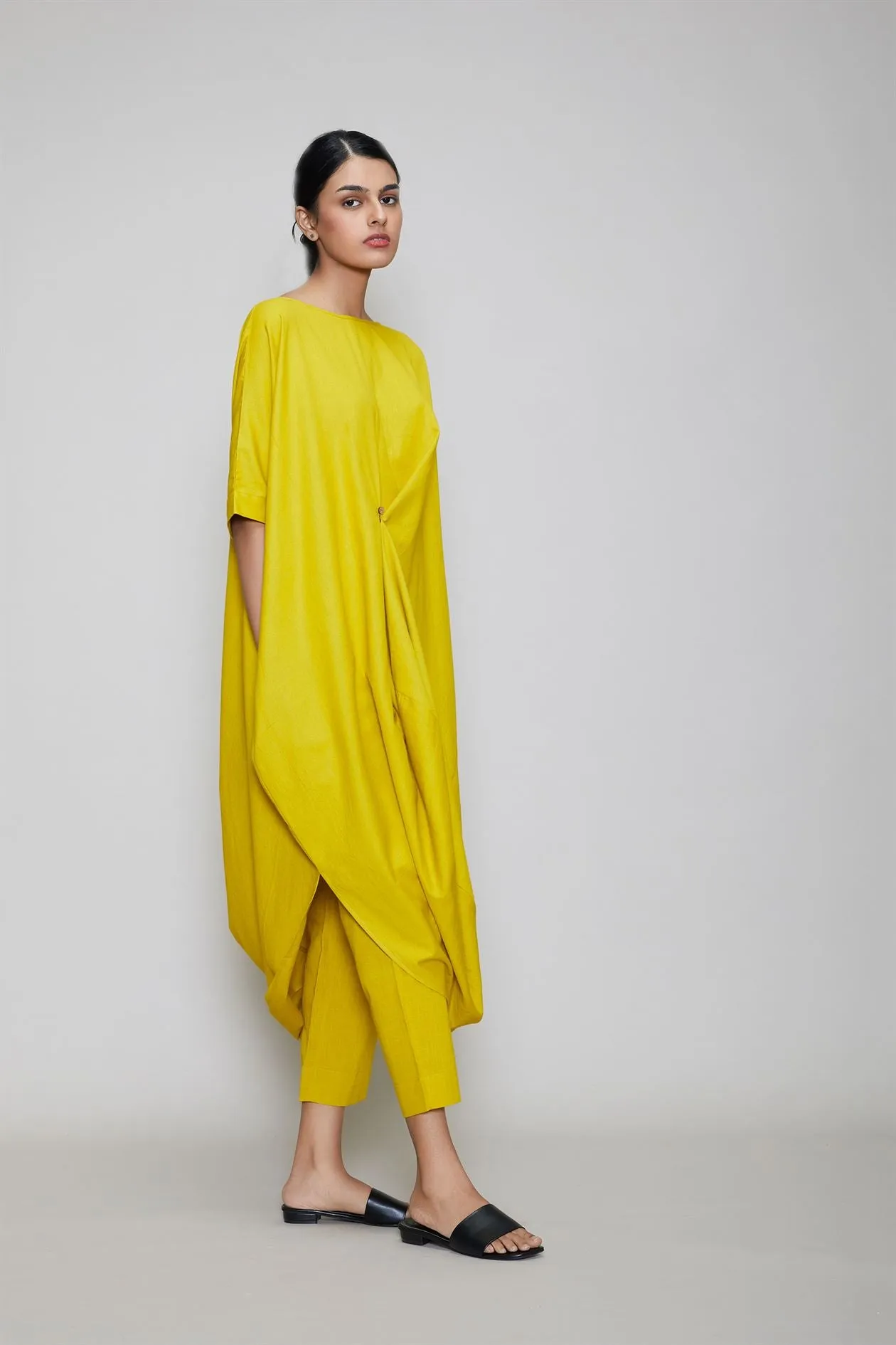 MATI   I   Cowl Button Tunic