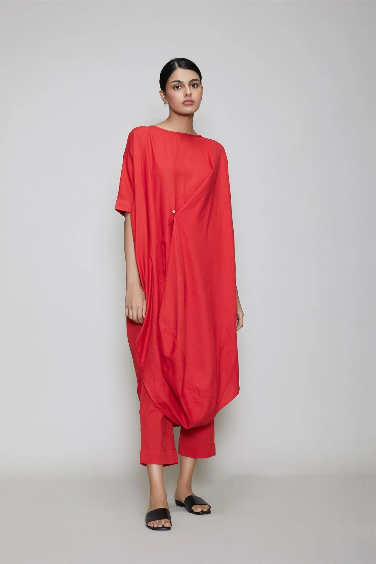 MATI   I   Cowl Button Tunic