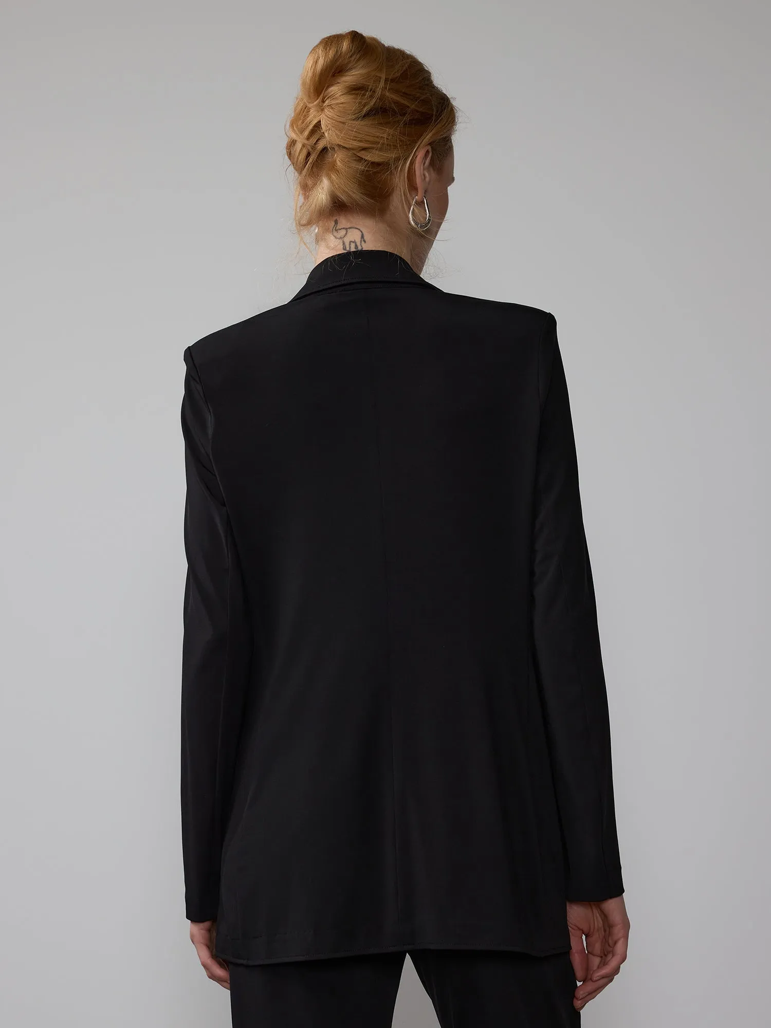 Matte Jersey Blazer