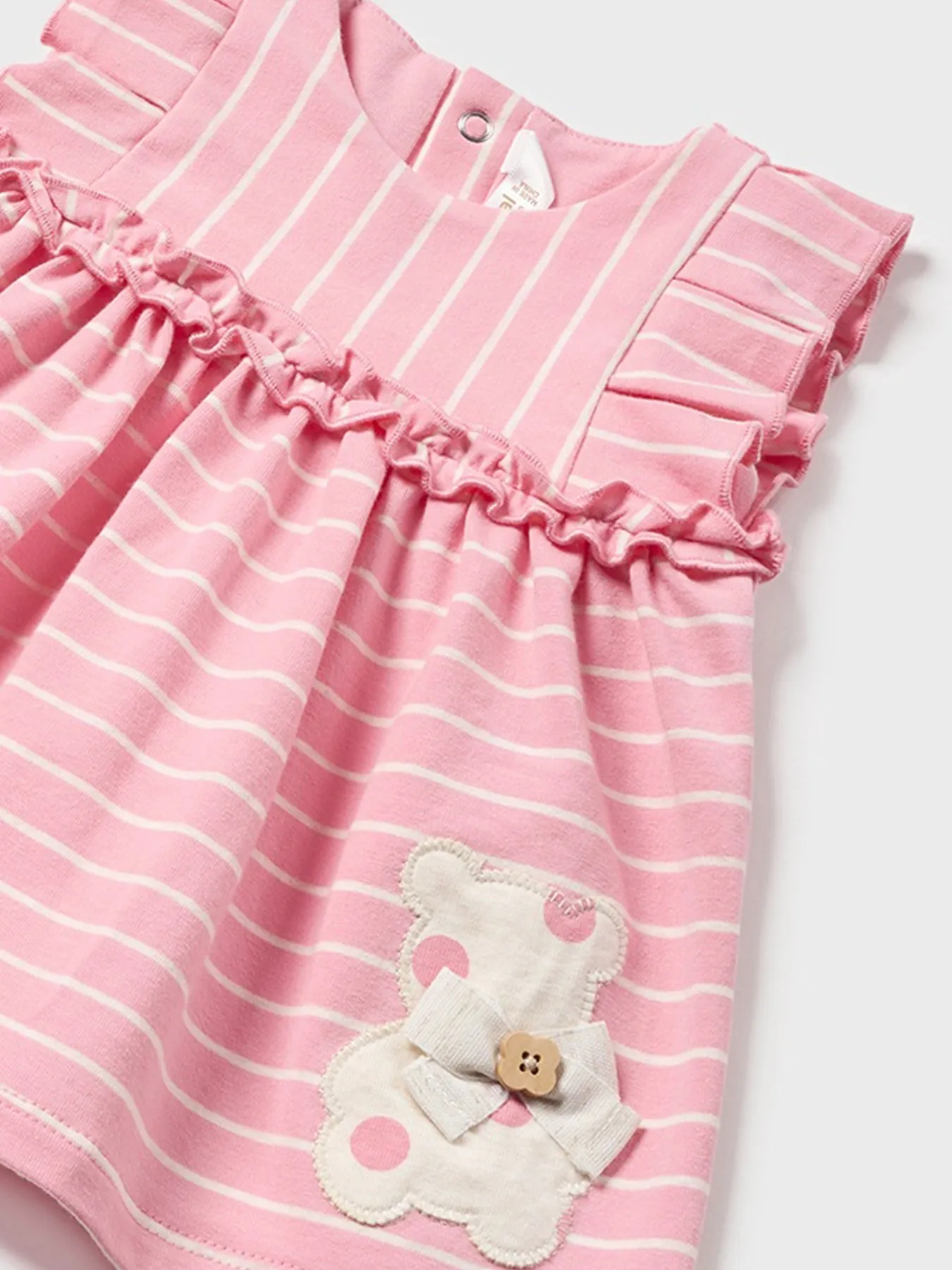 Mayoral Baby Girl Coral Stripe Dress