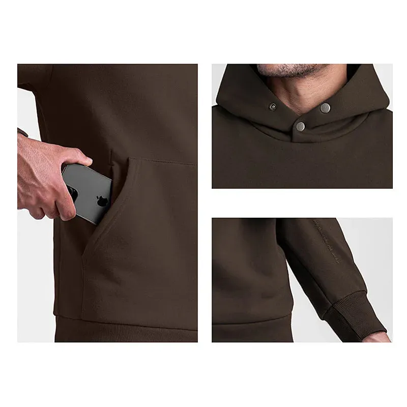 Men's Gym Hoodies - Fitness Bodybuilding Jogging Sweatshirt Pullover, Sportswear Workout Jacket Hoodie, Casual Clothing