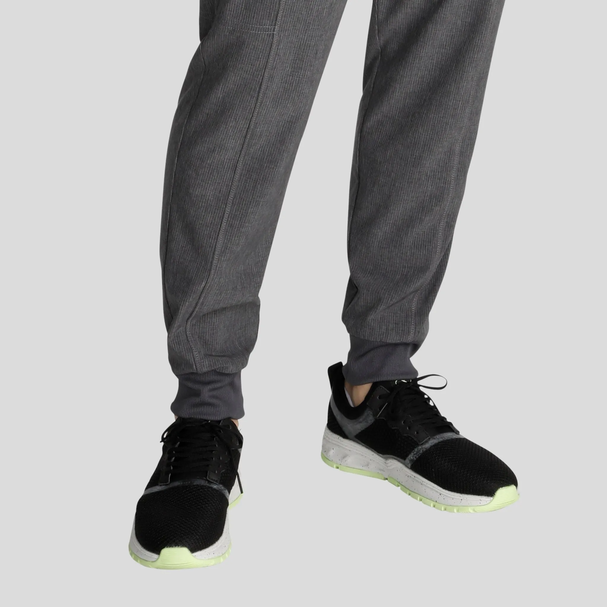 Men's Mid Rise Jogger Scrub Pant | Heather Pewter