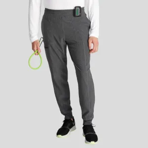 Men's Mid Rise Jogger Scrub Pant | Heather Pewter