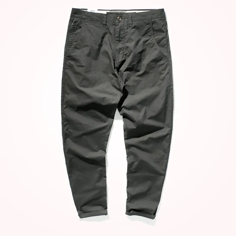 Men's Thin Quick-Drying Stretch Casual Pants - Slim Straight Business Casual Pencil Style for Summer
