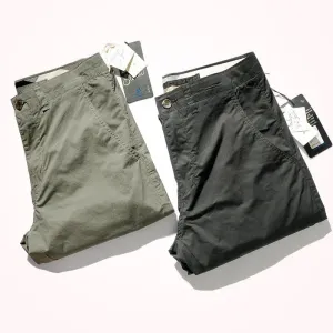 Men's Thin Quick-Drying Stretch Casual Pants - Slim Straight Business Casual Pencil Style for Summer