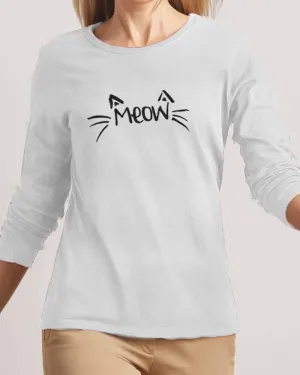 Meow New Fashion White High Graphic Excellent Quality T-shirt