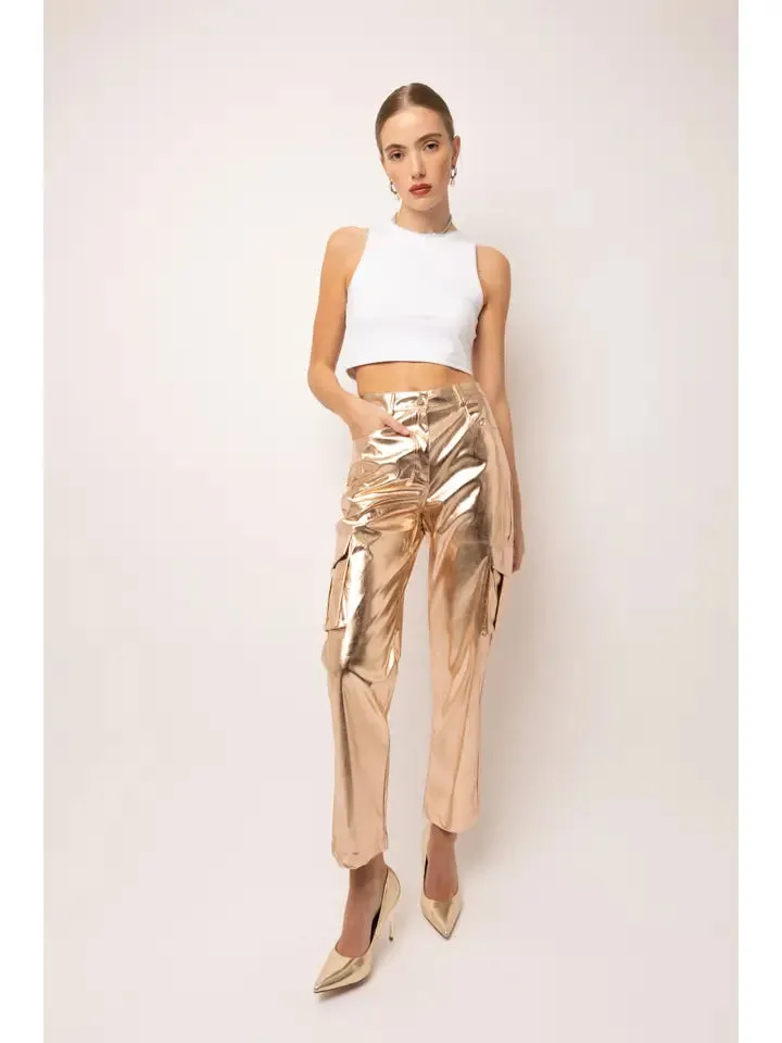Metallic Muse Pants