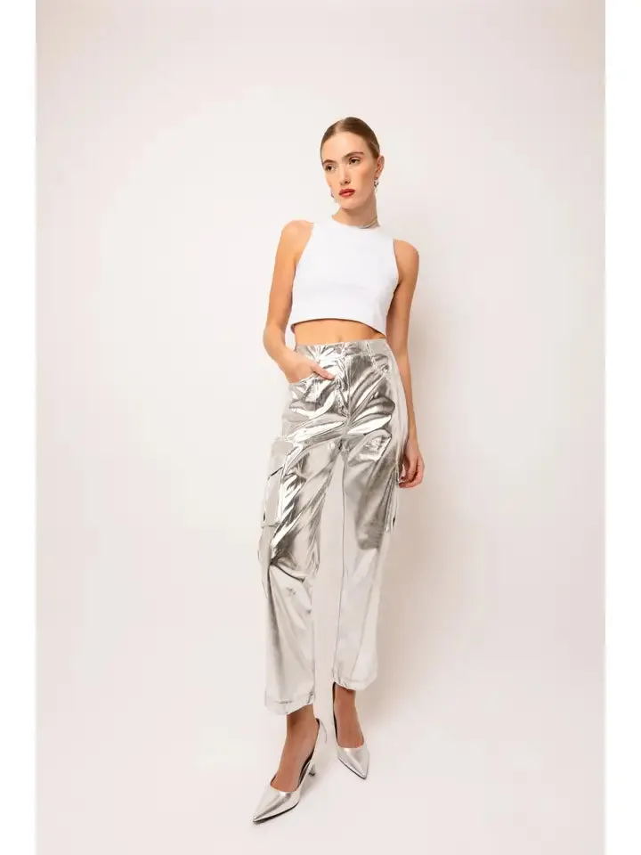 Metallic Muse Pants