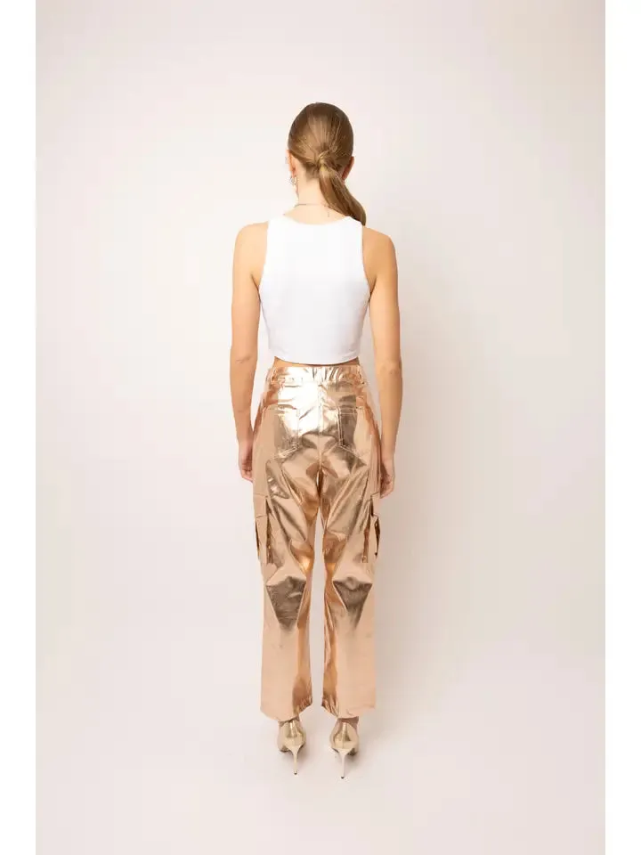 Metallic Muse Pants