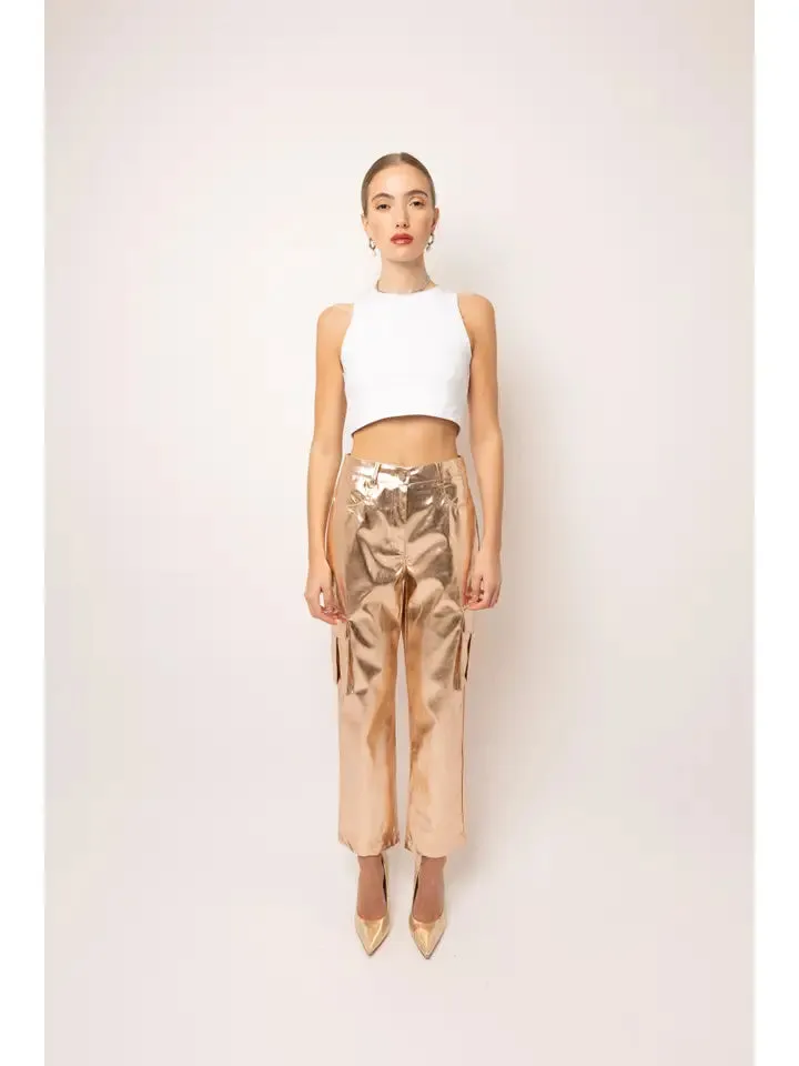 Metallic Muse Pants