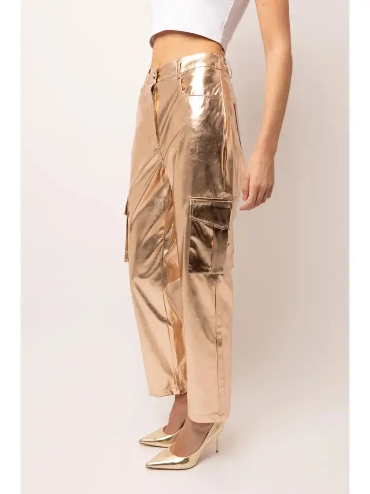 Metallic Muse Pants