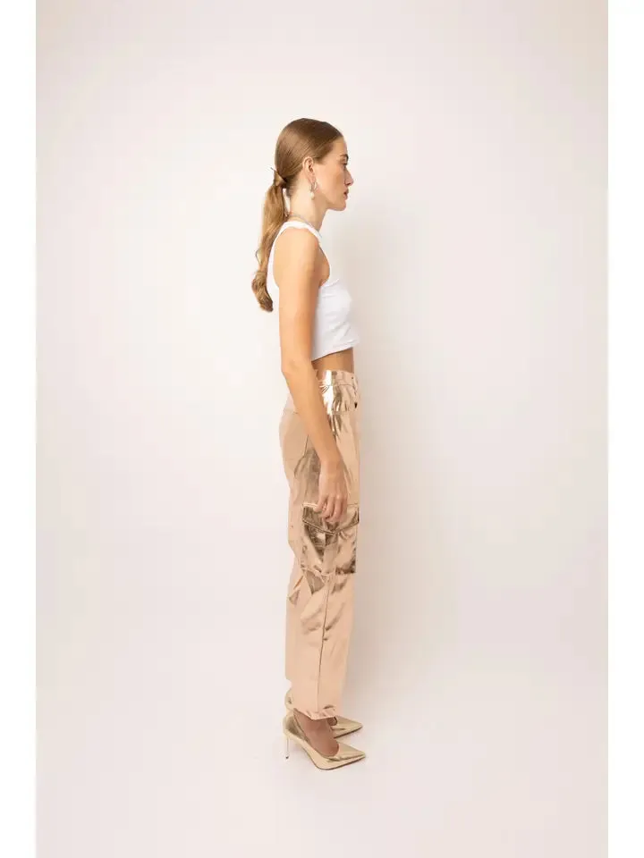 Metallic Muse Pants