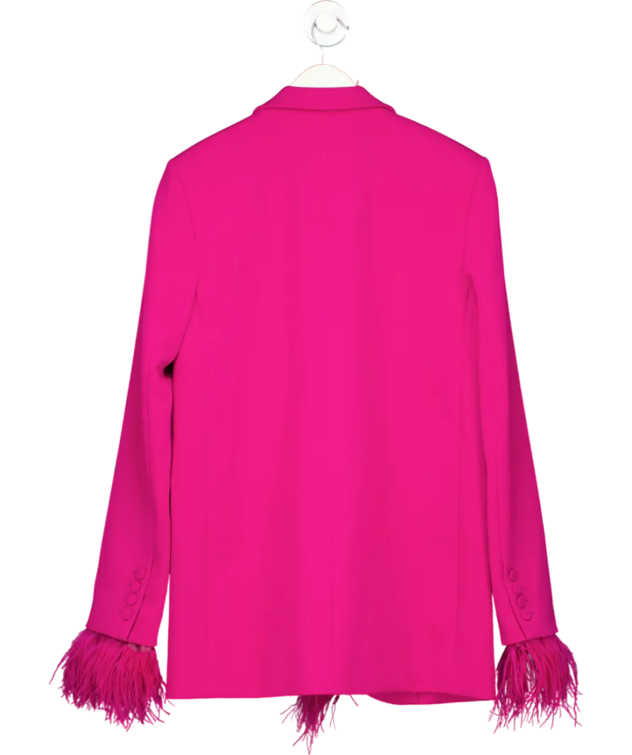 Michael Kors Pink Feather Mensy Blazer UK 6