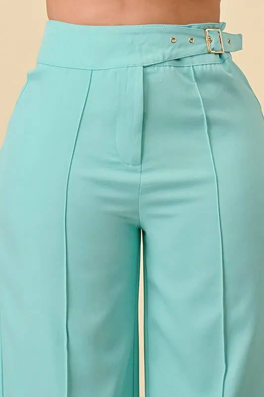 MINT WIDE LEG PANTS