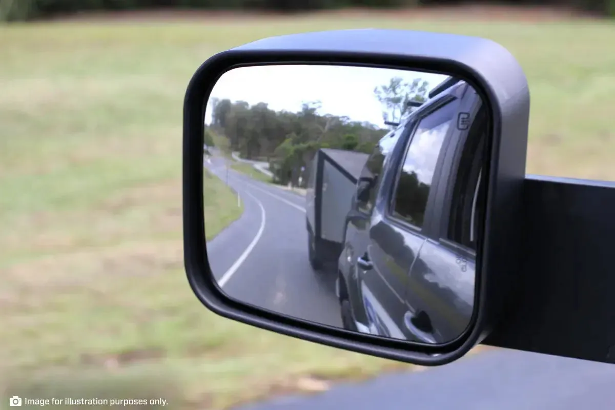 MSA Towing Mirror compatible with Ford Ranger Black